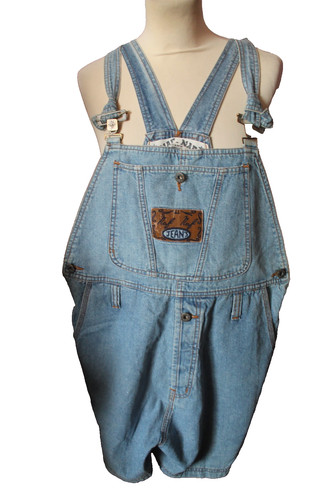 Salopette courte jeans - courte, femme