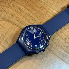 swatch  OUTRAGE  SUYN100 [skin chrono] 37.5mm