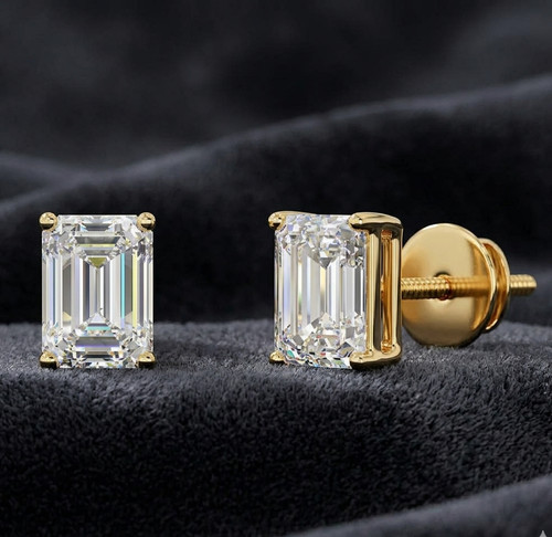 Boucles oreilles clous or - en,