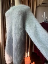 Oversized Mohair Sweater Women Fuzzy Jumper Fluffy Chunky Pullover Knit