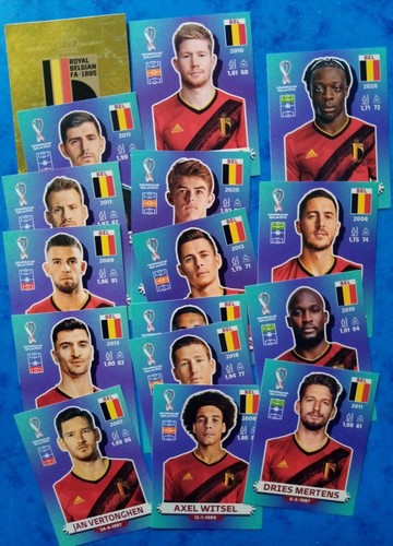 Panini équipe belgique - panini,