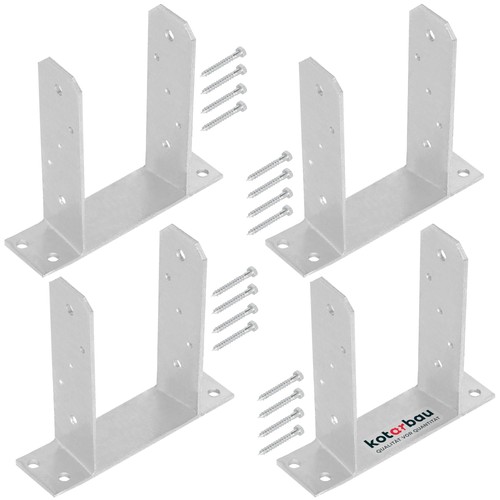 Pièces support poteau bois - 4,