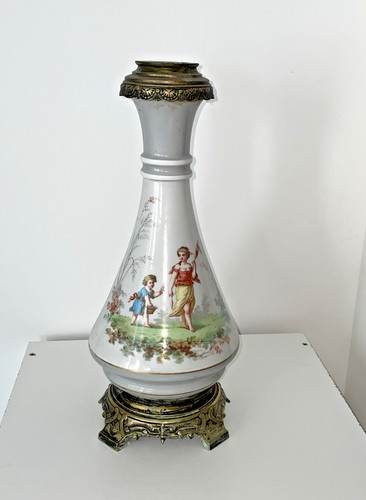 Pied lampe porcelaine - pied,