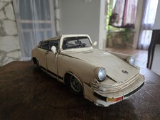 Vintage Porsche 911 912 1:12 Scale Hand Made Tin Toy Patina  Mancave Gift  