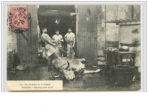 Paris xix les abattoirs la - les,