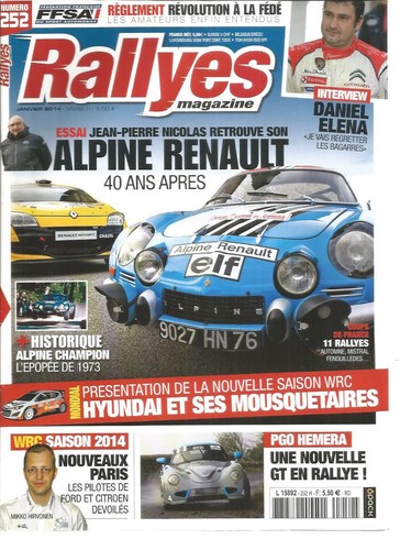 Rallyes magazine 252 alpine - n°252,