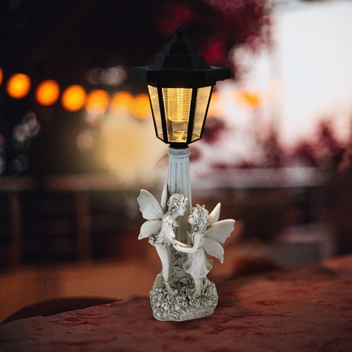 Lampe jardin ange cupidon - de,