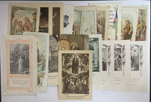 Lot images pieuses diverses - lot,