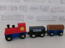 Train en bois style brio