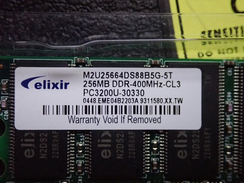 256mb elixir ddr ram - ddr,