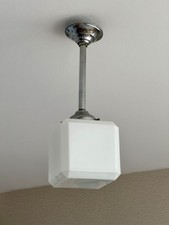 Suspension Verre Cubique Art