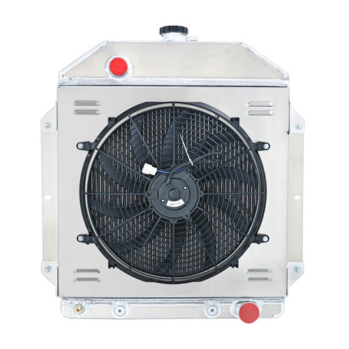 Row radiator shroud fan fits - 4,