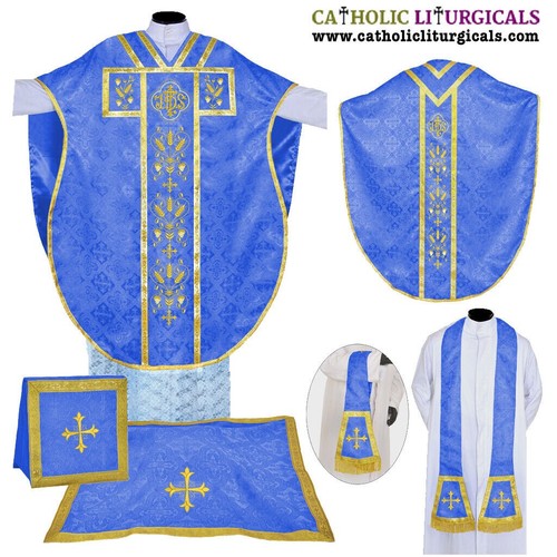 Chasuble bleu foncé