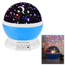 Lampe Chambre Projecteur Lumière Ambiance LED Coloré Rotatif Étoile Lune Ciel