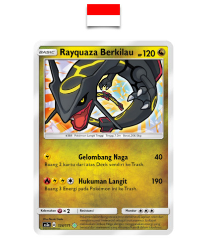 Pokémon card rayquaza - card, –