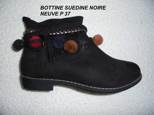 Boot bottine noire - bottine, avec