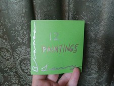 Artist's Book Livre D'Artiste Watercolor Paintings Signed Abstract Art Rare 1/1 