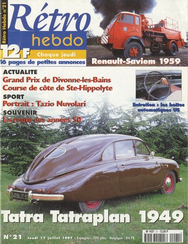 Retro hebdo 07 1997 - retro, n°21