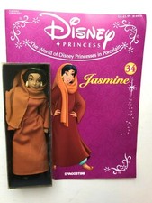 DEAGOSTINI DISNEY PRINCESSES JASMINE PORCELAIN DOLL FIGURINE ISSUE 34 + MAGAZINE