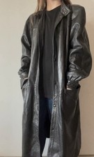 Mentaux Long En Cuir Vintage