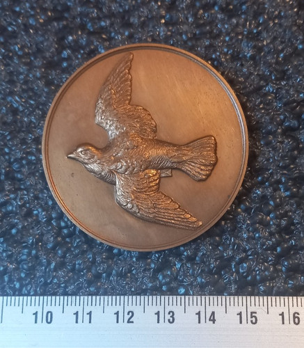 Médaille bronze oiseau - 4#,