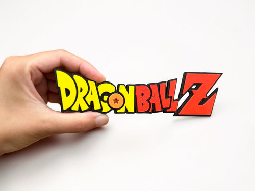Plaque logo dragon ball 3d - logo, z