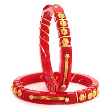 Ensemble de bracelets artisanaux indiens Shakha Pola bracelets fantaisie...