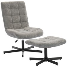 HOMCOM Fauteuil de salon avec