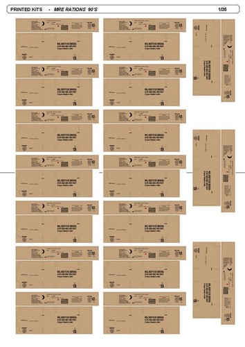 Boîtes rations mre de - de,