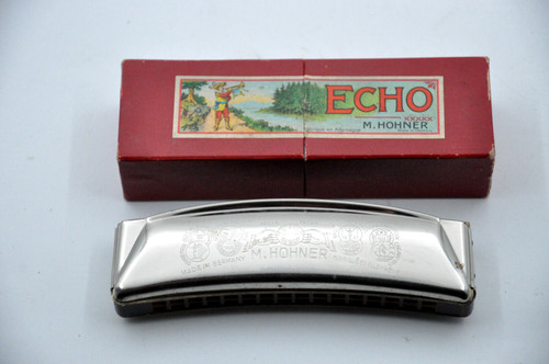 Ancien harmonica echo - echo, m.hohner