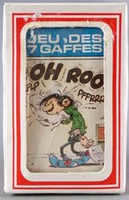 Gaston Lagaffe - Regain Galore Card Game - Set of 7 Gaffes New Box