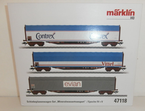 Coffret wagons contrex evian - coffret,