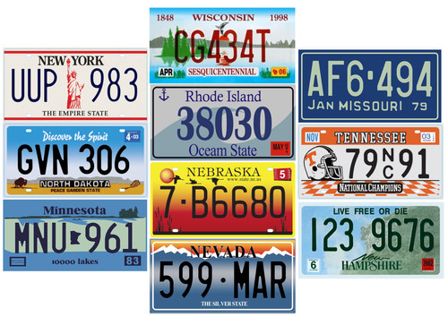 Lot plaques - lot, 10