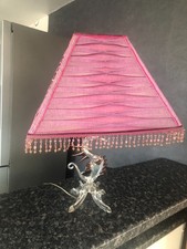 lampe de chevet pied cristal
