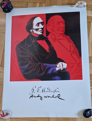 Affiche andy warhol hans - andy, /