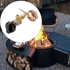 Vanne de régulation de flamme pour foyer à gaz, 23,62 pouces, avec