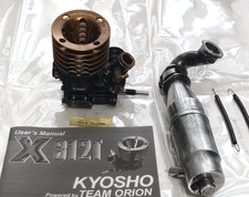 Kyosho X312T by TEAM ORION Racing Engine & Muffler For V-ONE RRR etc. Very Rare