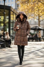 Doudoune Maje Femme Léopard