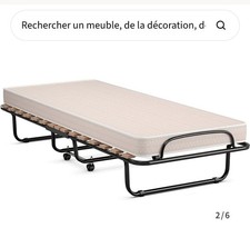 lit d'appoint pliant Conforama