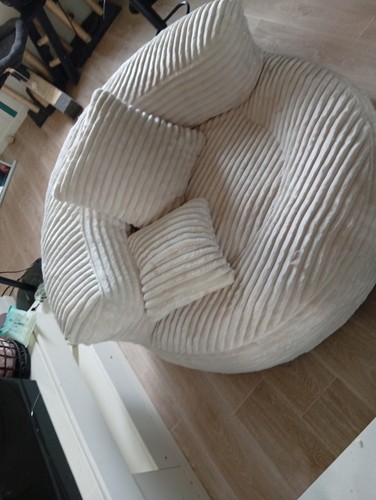 Vidaxl fauteuil rond beige - rond,