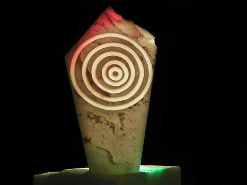Sculpture lumineuse marbre - en,