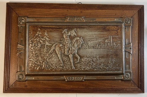Tableau cuivre repoussé - de,