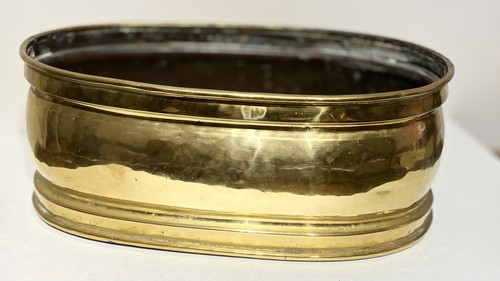 Cache pot ancien - ancien, laiton