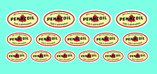 DECALCOMANIE DECALS PENNZOIL