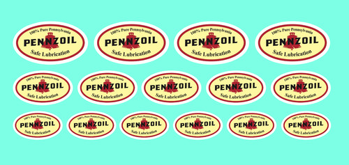 Decalcomanie decals pennzoil - decalcomanie,