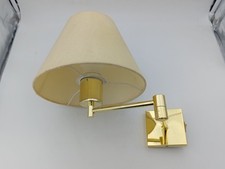 Applique murale Massive orientable métal doré avec abat-jour tissu crème (2006)