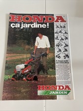 Vintage 1984 Honda Tiller Press Advertising