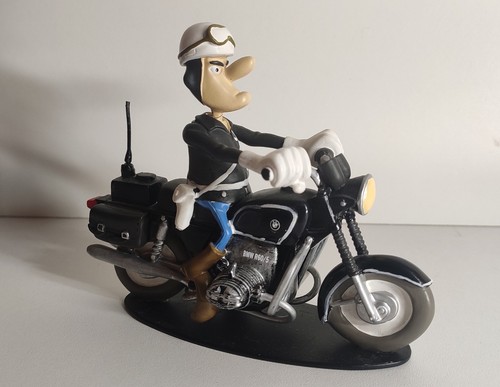 Figurine moto résine joe - en,