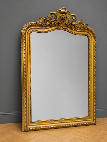 Grand miroir bois sculpté - grand,