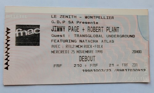 Ticket billet place - billet,